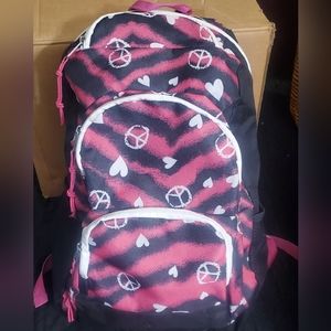 Pink Zebra Backpack